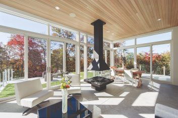 Wall of glass